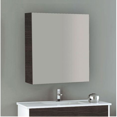 Espejo Camerino de baño para mueble ALLSTONE 9 colores disponibles y 4 medidas 60 cm Roble Sinatra (1/3)