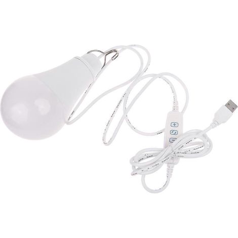 Lampe LED portable 10W, veilleuse alimentée par USB, lampe de camping, lampe de tente - Boîtier PC (1/4)
