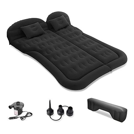 Materasso ad aria pieghevole multifunzionale per SUV, sedile ad aria, letto gonfiabile per monovolume per sedile posteriore, letto per auto per campeggio, piscina, spiaggia, viaggi