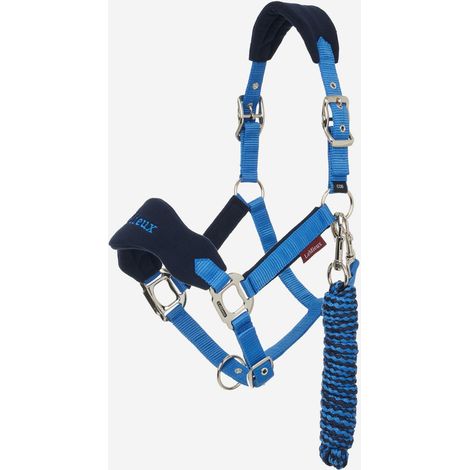 Lemieux - Vogue Headcollar & Leadrope - Benetton Blue - Full