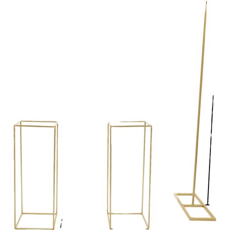 Soporte de lona, montaje sin herramientas, soporte estable, oro (1/2)
