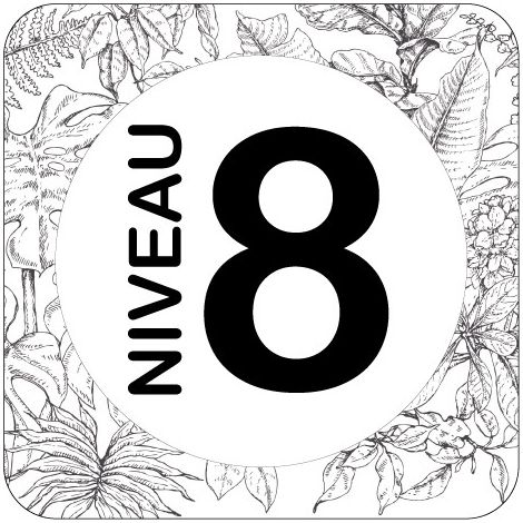 PLAQUE DE PORTE DESIGN SPHERE NIVEAU 8 .- Terrazo - (1/3)