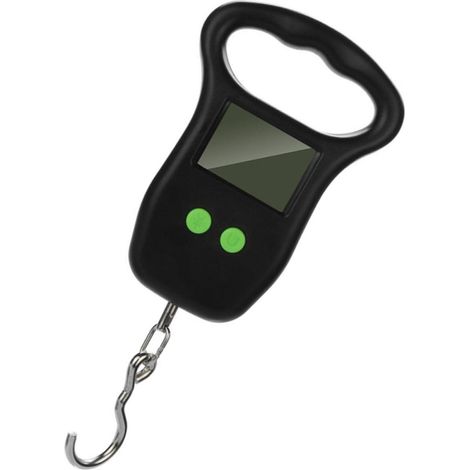 Portable LCD Luggage Scale 50kg with Hook, Steel and Plastic (1/5)