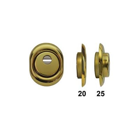 DEFENDER MONOLITO A VITE BD250 OTTONATO LUCIDO mm.88x68x20h. DISEC