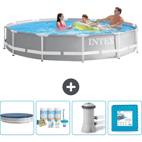 Intex Piscina Prism Frame Redonda - 366x76 cm - 7-piezas  SCB2 (1/5)