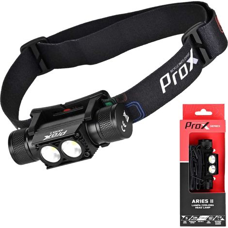 PROX Aries II Cree XM-L2 1100 Lumen Wasserdichte Stirnlampe