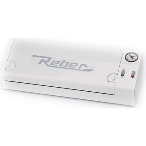Machine sous vide semi-automatique 190 W – Dépression 830 mbar – Capacité d'aspiration 10 l/min – Barre de soudage 32 cm – Reber