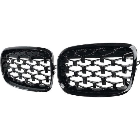 Accessoires de calandre avant pour BMW X5 E70 E71 E72 (2007-2013) - Noir