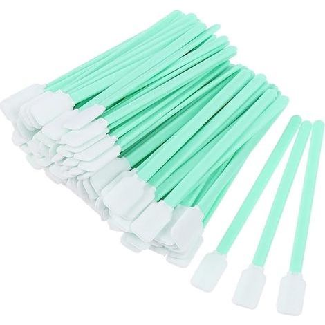 50 pièces Écouvillons de Nettoyage,Kits d'écouvillons en Mousse pour Appareil Photo,lentilles optiques,Artisanat,Peinture,Pistolets,imprimantes,détails de Voiture (1/5)