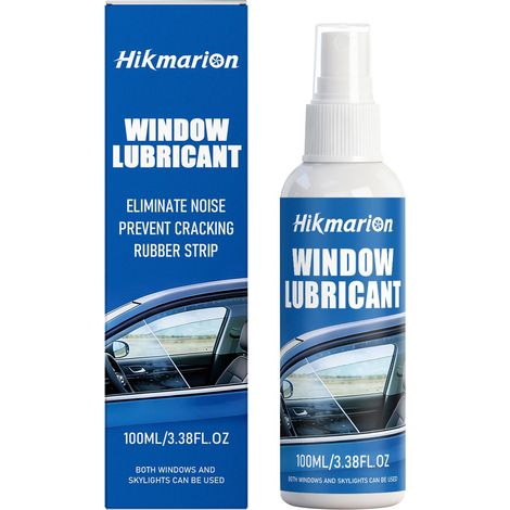 Car window track lubricant reduces noise and ensures smooth window operation suitable for various car models -- 100ml (1/5)