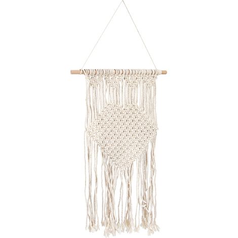 Tapisserie Murale En Coton Tressé Style Bohème Avec Franges Pour Décoration Intérieure Et Extérieure - 1 Pièce (1/5)