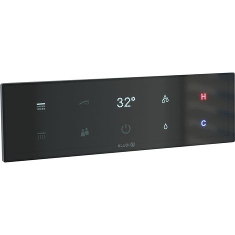 Termostato electrónico empotrado KLUDI TRONIC / TOUCHTRONIC, Set (1/3)