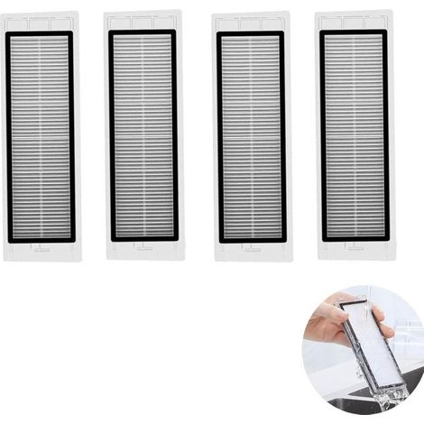 Lot de 4 filtres Hepa de rechange pour Roborock S5 S6 Maxv T6 T7 S60 S65 S5 S50 S55 E25 E35 Pièces de rechange (1/4)