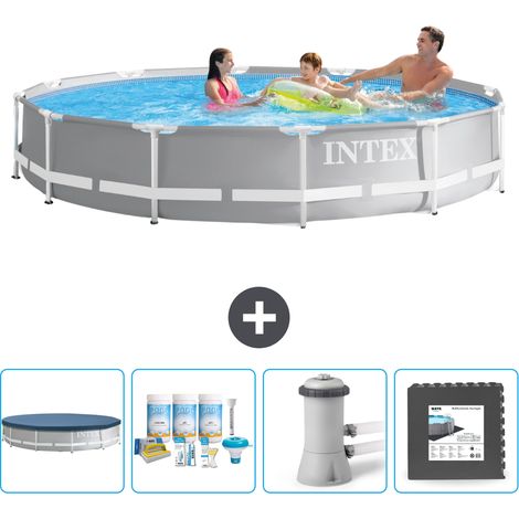 Prism Frame Pool Rund - 366x76 cm - 5-teilig SCB3 (1/5)