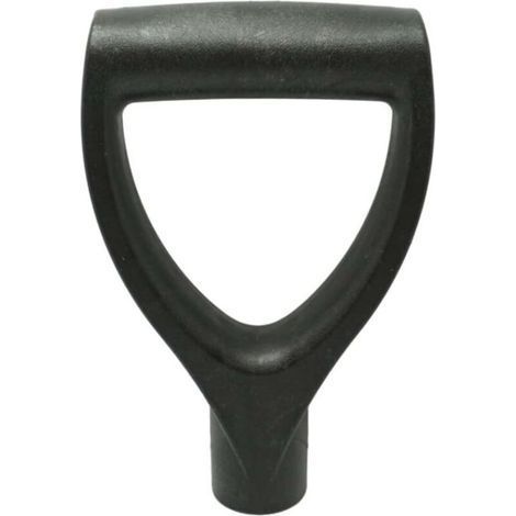 Csparkv – Manche D Grip en plastique noir pour bêche et pelle – Compatible outils 3 cm – Installation facile – Résistant aux chocs et aux intempéries (1/5)