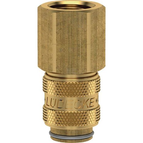 Acoplam. r谩pido hemb. BSP 3/8" L脺DECKE ESM38I (1/2)
