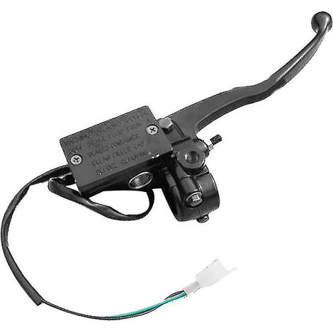 Maître-cylindre de frein hydraulique à poignée droite compatible avec les motos Yamaha XT600, XT550 et XT350 (guidon de 7/8 pouce, 22 mm) - QH (1/5)