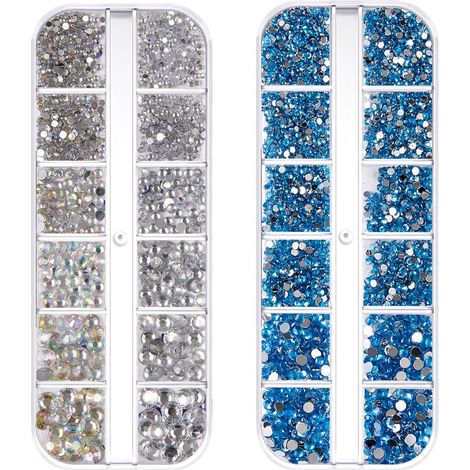Rhinestones Plats - Décor Artisanal pour Ongles Manucure et Accessoires - 500 Pièces (1/5)