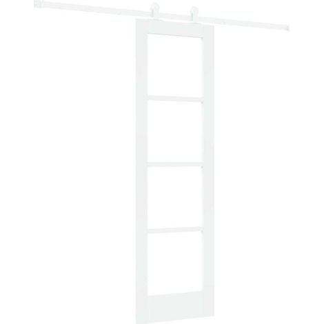 Maison Exclusive - Schiebetür ORKDAL Weiß 61 x 198,5 cm Massivhol