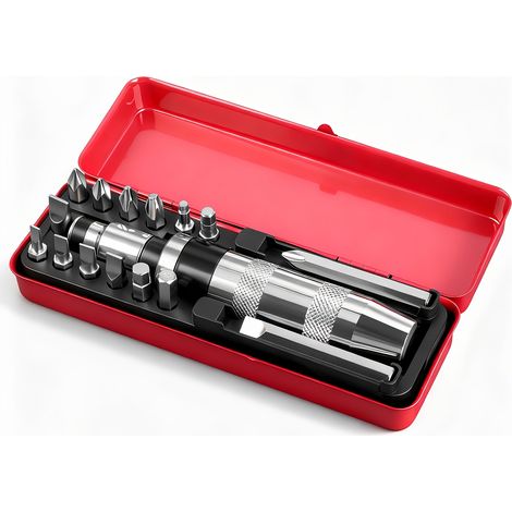 Coffret de 16 tournevis à frapper manuels – Outil robuste pour débloquer les vis et boulons rouillés (réparation automobile) (1/5)