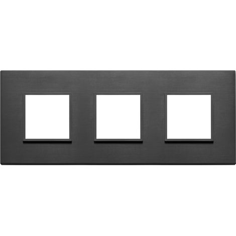 VIMAR - 21644.18 Placca 6M (2+2+2) int71 nero totale