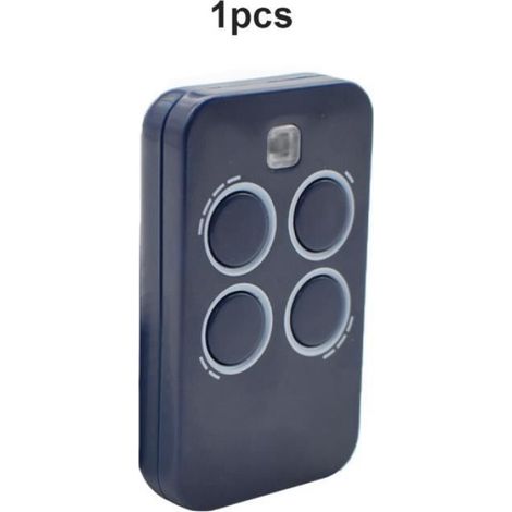 Télécommande Garage - 433 MHz - 4 Canaux - Code Roulant - Compatible Echo Tx4 Tx2 Te443h - 1 Pièce
