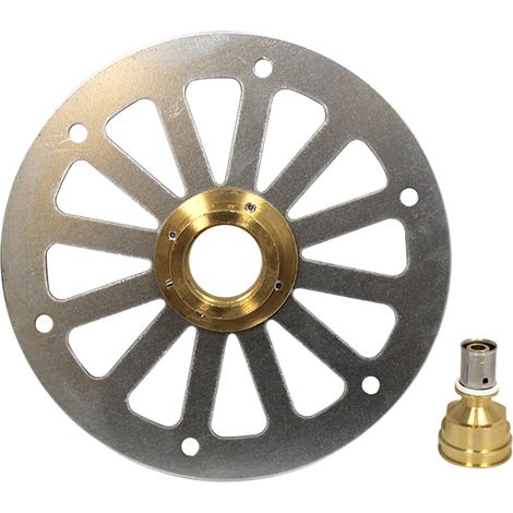 Anquier – Applique robinet de jardin sous enduit – Raccord à sertir Ø12 – Pour fixation sur tuyau en PVC – Usage professionnel