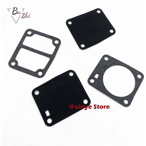 Kit de réparation de membrane de pompe à carburant de carburateur compatible avec les moteurs hors-bord Yamaha Mariner 2 temps de 3 à 8 CV (R 6G1 A) : 6G1-24411-00 et 6G1-24431-01 (1/5)