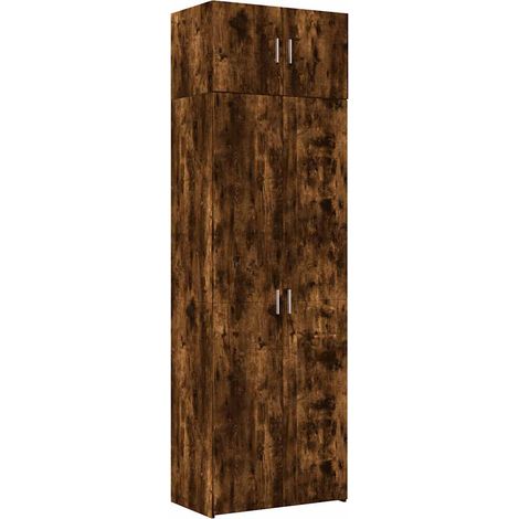 Maison Exclusive - Armadietto Rovere Fumo 70x42,5x225 cm in Legno Multistrato