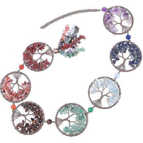 Pendentif en cristal de chakra (1 pièce) (1/3)