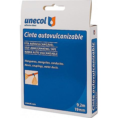 Unecol Cinta tapa fugas 8443 Autovulcanizable 9Mt x 19mm