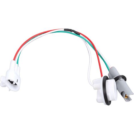 Casquillo para bombilla de faro, adaptador de repuesto de material ABS para reparación directa del arnés de cableado del faro estilo OEM -Crezuo