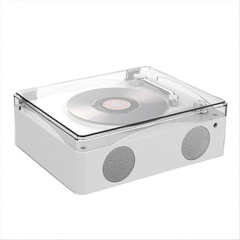 Lecteur CD rétro Bluetooth 5.0 rechargeable avec haut-parleur intégré A (1/5)