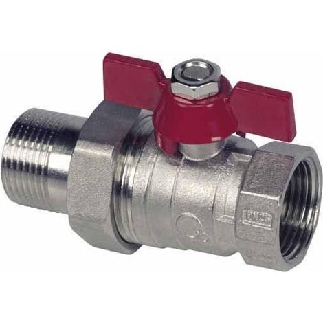WW-Kugelhahn mit 1/2-Zoll-PN30-Verschraubung, stark (1/2)