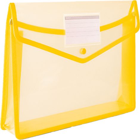 Bolsas para documentos, reforzadas con cordón elástico de alta resistencia y laterales de tela, diseño elegante y sencillo (paquete de 5).