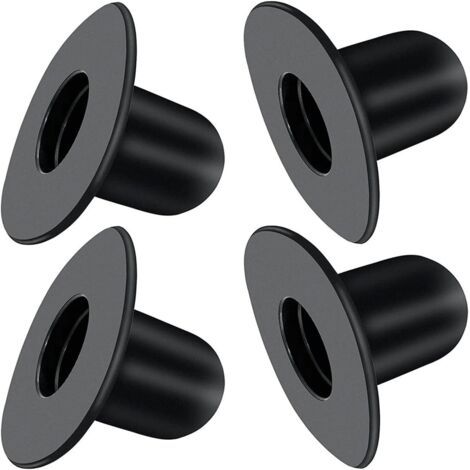 4 Pièces Bouchon de Piscine, Noir Bouchons de Fond de Rechange, pour Piscines Hors Sol (1/5)