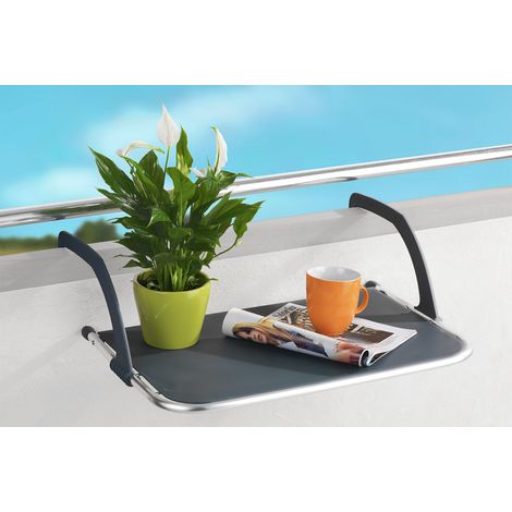 Maximex Wäschetrockner und Ablage 2in1, Gesamttrockenlänge: 3 m , Grau, Aluminium silber glänzend, Polypropylen grau (1/5)