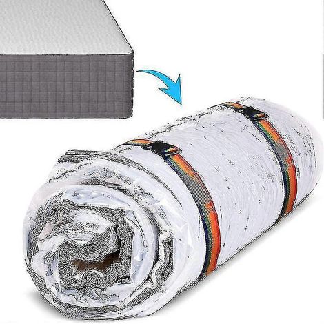 Sac de rangement sous vide pour matelas/couette - Gain de place - Sac de rangement sous vide pour matelas en latex/mousse de grande taille (1/4)