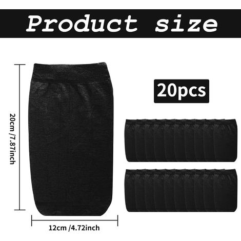 Pool-Auffangsocken, Zubehörfilter, Poolfiltersocken, Poolnetze, Pool-Auffangvorrichtungsreiniger (20 Stück) Schwarz (1/5)