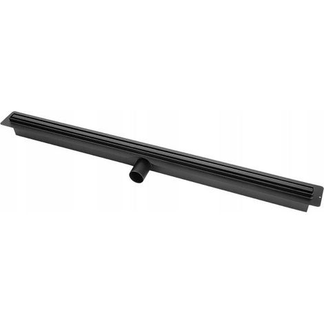 Caniveau linéaire 100 cm Noir Slim COS710D (1/2)