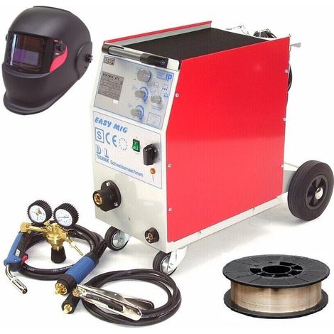 Schweißgerät 251A MIG MAG Schutzgasschweißgerät 20435 mit Automathelm + 5kg 0,8 (1/5)