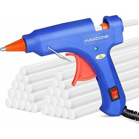 Hot Glue Gun Glue Gun - 20W Glue Gun 30pcs 7mm130mm Glue Gun Sticks for Crafts, DIY, Home, Craft, Office (1/5)
