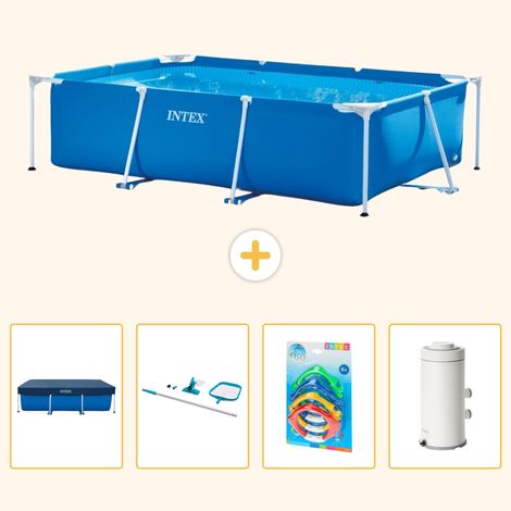Intex Piscine Tubulaire Rectangulaire - 300x200x75 cm - 5-pièces  S151 (1/5)