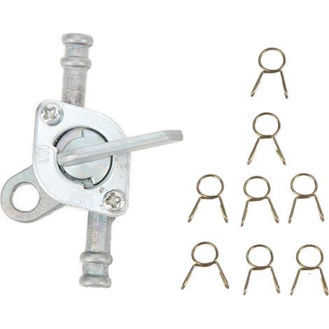 Vanne de Commutation de Réservoir de Carburant, Commutateur de Vanne de Robinet de Carburant pour ATV Go Kart 3/16in Tuyau D'identification. (1/5)