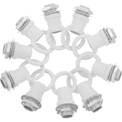 Lot de 10 crochets suspension M10 en alliage zinc et fer, finition (1/5)