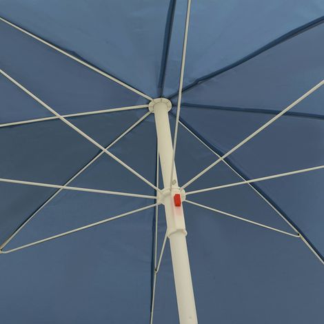 Maison Exclusive - Parasol de plage bleu 240 cm (1/5)