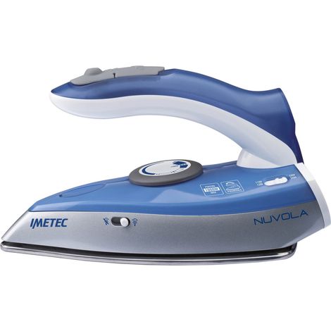 Imetec Nuvola Dampfbügeleisen Edelstahl-Bügelsohle Blau, Grau 1000 W