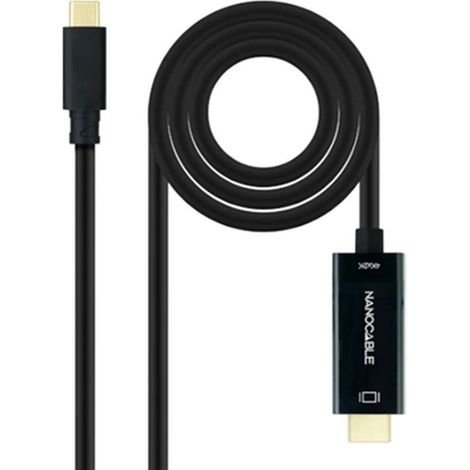 CABLE NANO CONVERTER CABLE USB-C/A TO HDMI/M V1.4 4K 1.8M NERO (1/3)