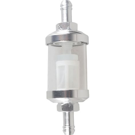 Sollbry jeu de filtres à carburant en ligne, verre transparent (argent) (1/5)