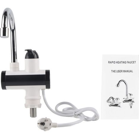 Température Afficher le robinet de chauffage, 8,07 x 5,83 2,28 pouces (environ) Dispeller du distributeur d'eau Tap IPX4 Évaluation imperméable pour la salle de bain de la cuisine (1/5)